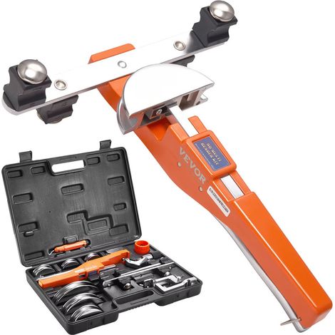 Kit de cintrage à cliquet 6–22 mm – 7 matrices – coupe-tube + ébavureur – outil pour chauffage et climatisation (1/5)