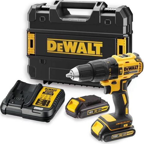 DEWALT TRAPANO BRUSH 2B 18V P-1,5AH DCD778S2T-QW BLACK & DECKER DEWALT 1 PZ (1/2)
