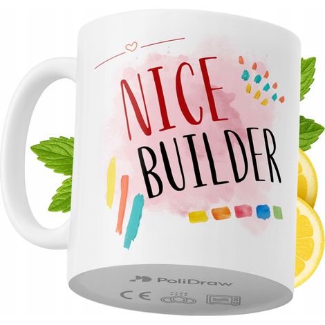 Mug humoristique pour les ouvriers du bâtiment, avec un texte amusant et un design graphique original. Idéal pour les anniversaires, les fêtes et autres occasions spéciales. Mug premium pour la maison