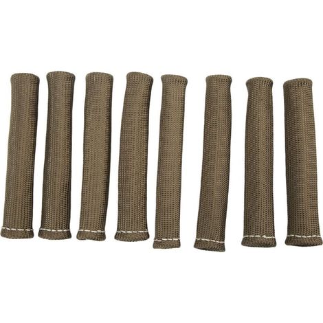 8 Pièces Manchons de Protection Thermique pour Fils de Bougies 2500 °F Moteur Hot Rods (1/4)