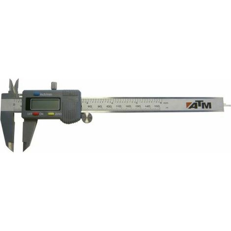 Calibro digitale atm 150 mm argento precisione 0.02 mm (1/2)