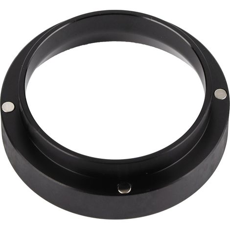 Entonnoir doseur expresso, anneau de café en aluminium de remplacement pour porte-filtres de 58mm (noir) (1/5)
