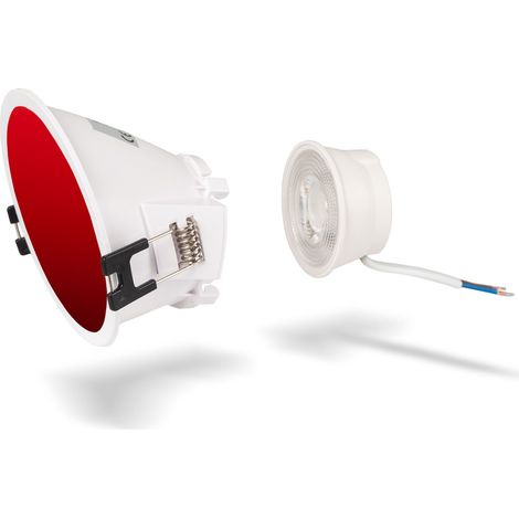 Lotto Aro downlight asimmetrico Ø93mm + Modulo LED MR16 5W - Bianco Neutro (1/5)