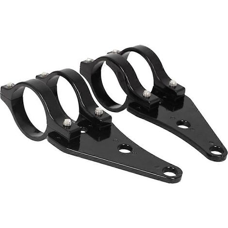 Motorrad-Seitenscheinwerfer-Klemmhalterungen für 41-mm-Gabelrohre, universell