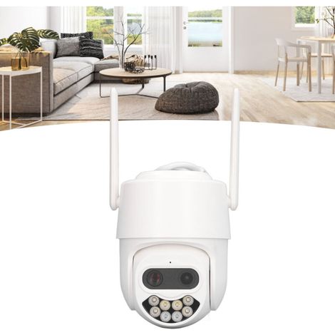 WLAN-Überwachungskamera für den Außenbereich, 1080p IP-Kamera, WLAN-DME-Kamera mit Zoomobjektiv, 110–240 V, EU-Stecker (1/5)
