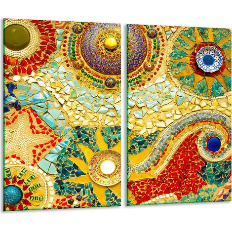 2x 30x52 Mosaik-Schneidebretter aus Glas (1/5)