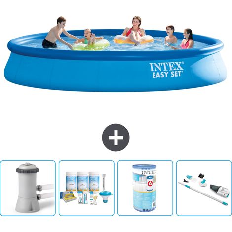 Intex Piscine Easy Set Ronde - 457x84 cm - 5-pièces S41220 (1/4)