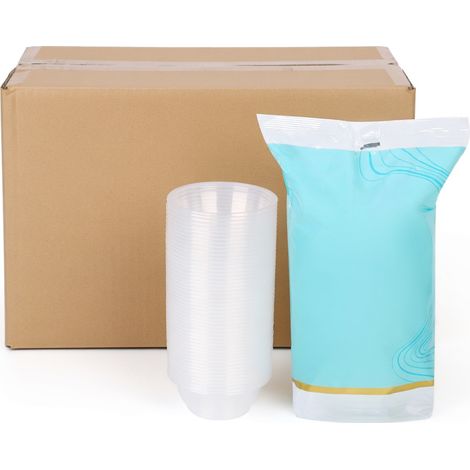 Bol en plastique jetable, 20 pièces, carton de 36 paquets