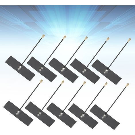 NZ-2.4G-FPC-002 Antenne intégrée FPC en forme de T 2,4 GHz, antenne souple intégrée 4 dBi, tête IPEX de première génération (1/5)