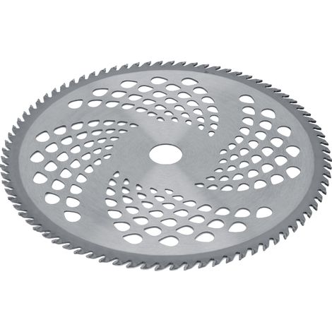 Lame de scie de rechange en acier allié 80 dents, diamètre 255 mm, avec trous, accessoires pour débroussailleuse (1/5)