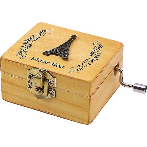1 Stück Holzmelodiebox