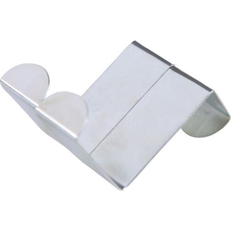 2 crochets en acier inoxydable en S sans perçage, crochets suspendus polyvalents pour porte, tringle, cuisine, salle de bain, placard, vêtements, sacs et accessoires (1/5)