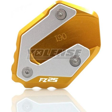 (Gold-FZ25) Compatible avec les motos YAMAHA FZ 25 FZ-25 FZ25 (2017-2024) : béquille latérale, extension et support. (1/4)