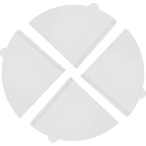 Papier filtre à café type V60, papier filtre conique, papier filtre pour cafetière à filtre, blanc original. (1/5)