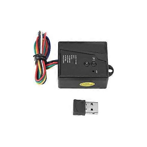 Universeller Garagentoröffner-Empfänger mit USB-Sensor, 2,4 GHz Bluetooth, 12/24 V Fernbedienung