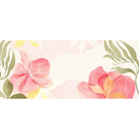 Papier peint panoramique - Fleurs - 130 cm x 55 cm (1/2)
