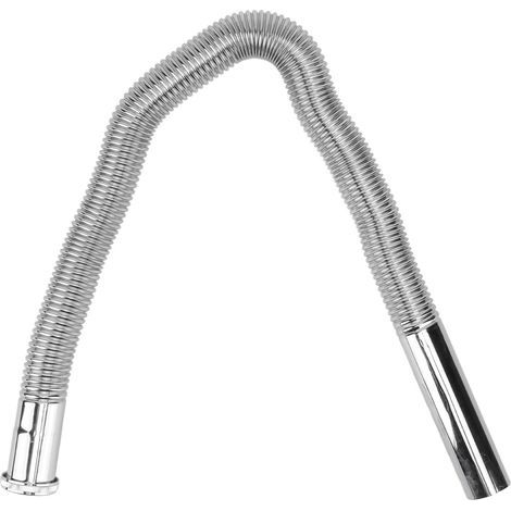 Manguera flexible para desagüe de lavabo de baño, tubo de desagüe corrugado en forma de U, tubo de lavado de latón G1-1/4in sin olor (1/5)