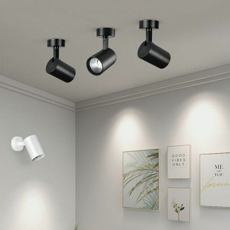 Spot plafond,Spot d'intérieur,pivotant,orientable,noir-mat , (1/4)