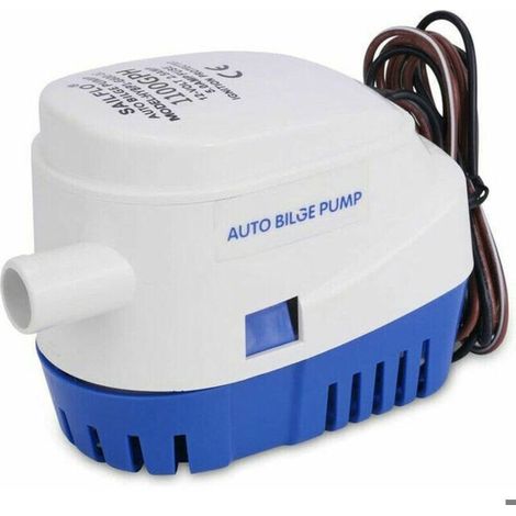 Pompe de cale submersible automatique - PZCC - 750GPH - 12V - Activation automatique - Débit 750 gallons/heure (1/4)