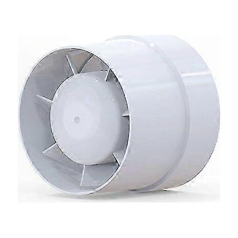 Ventilateur silencieux de 125 mm, 16 W, flux mixte, pour salles de bains, serres et tentes. (1/4)