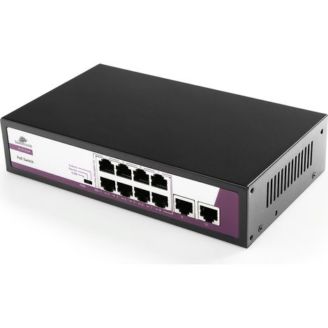 SWITCH 10 porte 100 Mbit/s POE 120 W SP-SF1010P (1/5)