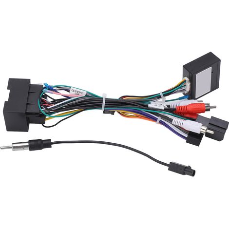 Boîte de bus radio CAN, kit de faisceau de câbles audio 16 broches résistant à la chaleur pour la mise à niveau (1/5)