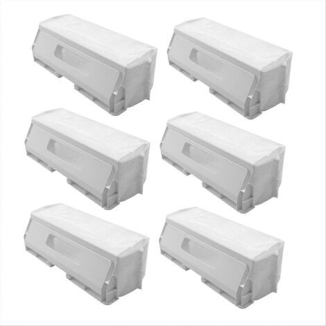 NALOOKAMIC Lot de 6 sacs à poussière pour robot aspirateur Xiaomi H40 sacs à poussière et à déchets de plâtre pour machine d'aspiration. (1/4)