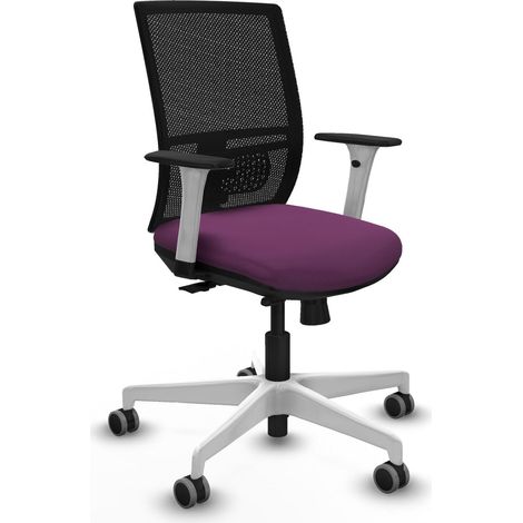 Silla de oficina piqueras y crespo Yunquera blanco espuma cómoda (1/2)