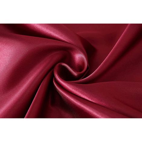 1 Taie d'oreiller en soie double face avec fermeture éclair invisible - Noire - 51 x 66 cm (20 x 26 pouces)