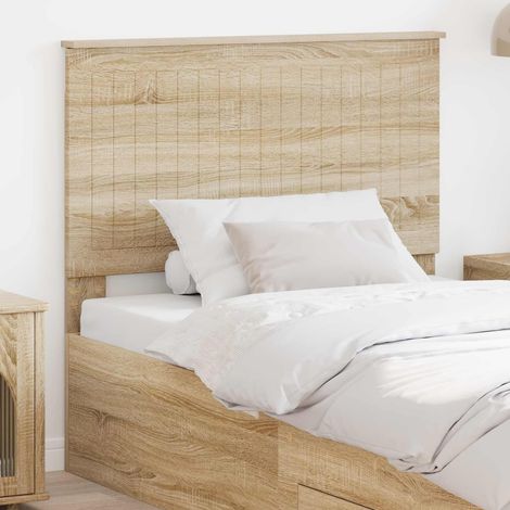 Tête de lit-Panneau de lit Chêne Sonoma 100 cm Bois d'ingénierie 130363 (1/5)