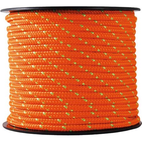 Treccia in poliestere/poliammide arancione/verde ø3mm 200kg Bobina 25m - Chapuis