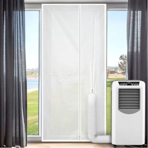 Joint de porte pour climatiseur mobile 90 x 210 cm – Polyester 210D imperméable – Installation facile sans perçage – Compatible tous modèles (1/5)