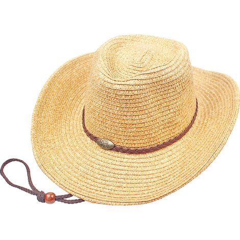 Chapeau de soleil pliable en paille naturelle pour homme