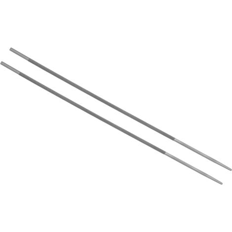 Chainsaw File, 9/64 Inch File with 9.65 Inch Total Length, Carbon Steel Quality Double Cut - (Applications: for Repairing Objects), Pack of 2 (1/5)