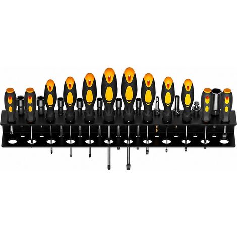 Support mural pour marteau, rangement pour tournevis, organiseur d'outils à clés, acier au carbone, G-7 (1/5)