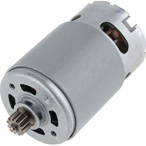 Moteur à courant continu RS550 12V 23000 tr/min – Couple élevé – 12 dents – Pour perceuses et tournevis électriques – Installation facile