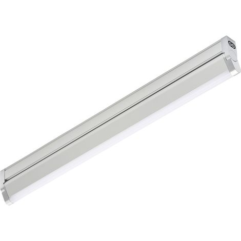 Litecraft 54.5cm Under Cabinet Link Light Adjustable Fitting With Sensor Silver