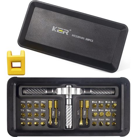 Cacciavite a cricchetto multi-inserto 30 in 1, strumento per il montaggio di mobili