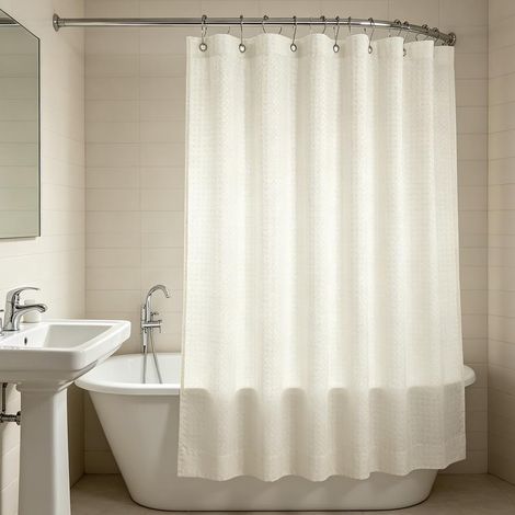 Rideau Douche Beige Rideau de Douche 180x200 (1/5)