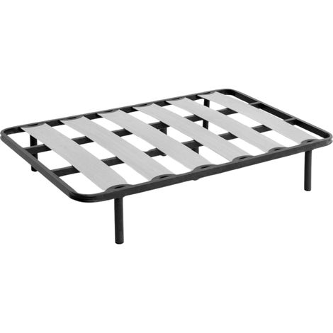Somier Balda Ancha, Tubo de Acero 40x30mm, Refuerzo Central, Láminas de chopo-Flex (CON Patas, 105x190 cm) (1/5)