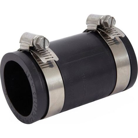 Centrale Brico – Raccord PVC à compression femelle/femelle D.40 – Filetage entrée 1" – Pour chantiers humides – Résistant aux produits chimiques
