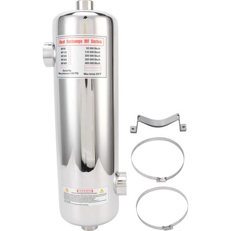 Échangeur de chaleur pour piscine de 60 kW, thermostat de chauffage pour spa, équipement de chauffage à circulation (1/5)