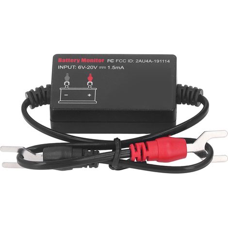 Moniteur de batterie Bluetooth 4.0 avec application mobile pour test de batterie 12V voiture, entrée 6‑20V (1/5)