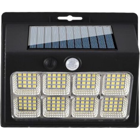 Projecteur Solaire Extérieur - Détecteur De Mouvement - 3 Modes D'éclairage - Pour Clôture Jardin Cour Patio Porte D'entrée - 1 Pièce (1/5)