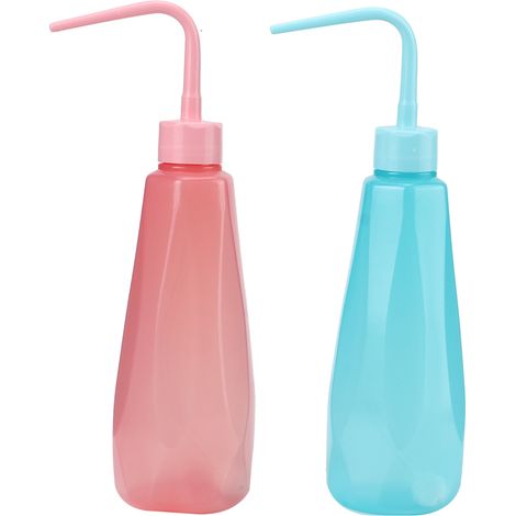 Set di 2 annaffiatoi da 480 ml per piante grasse, con beccuccio a pressione e attrezzo da giardino.
