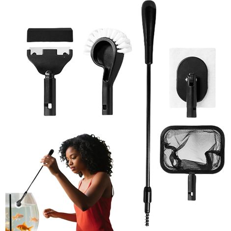 Outils De Nettoyage Pour Aquarium, Nettoyeur de Bac à (1/5)