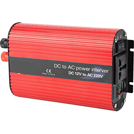 Convertisseur de puissance portable 700 W CC 12 V vers CA 220 V-240 V avec double port USB (1/5)
