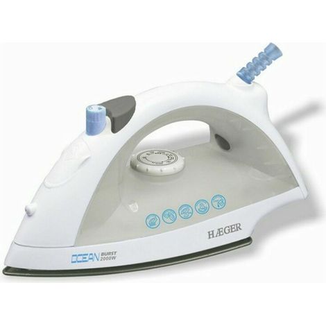 Haeger Ocean Burst 2000 Dampfbügeleisen Weiß 2000W