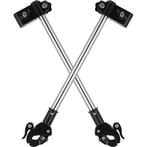 2pièces Support de Parapluie pour Poussette et Vélo Gain de Place Multifonctionnel Extérieur (1/5)
