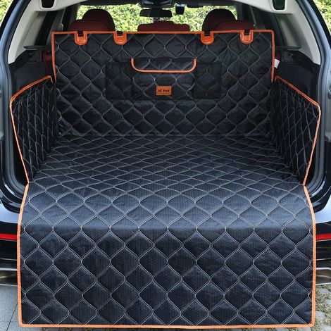 Housse Coffre Voiture Chien Protection Coffre Voiture Chien avec Protection Latérale Imperméable Antidérapant Résistant Housse de Protection Couverture de Coffre 185x105cm (1/5)
